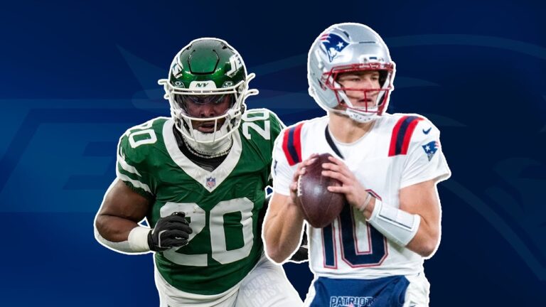 Previewing Drake Maye and the Patriots vs. Breece Hall and the Jets NFL Week 17