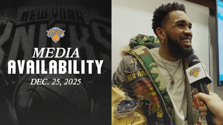 Jalen Brunson and Karl-Anthony Towns Postgame Media December 25, 2025