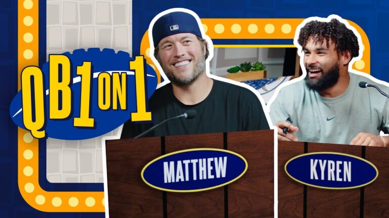 Matthew Stafford & Kyren Williams Go Head-To-Head In Rams Player Trivia QB 1 On 1