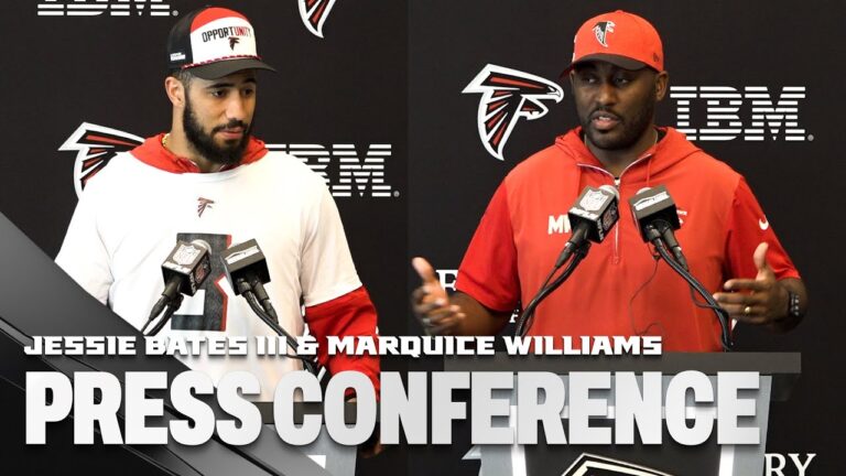 Jessie Bates III & Marquice Williams preview Atlanta’s massive Monday night game Press Conferences