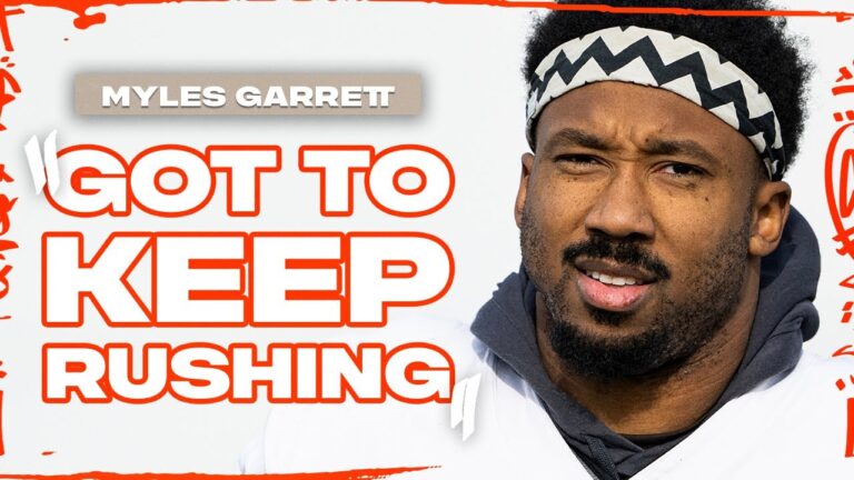 Myles Garrett Press Conference: Got to keep rushing