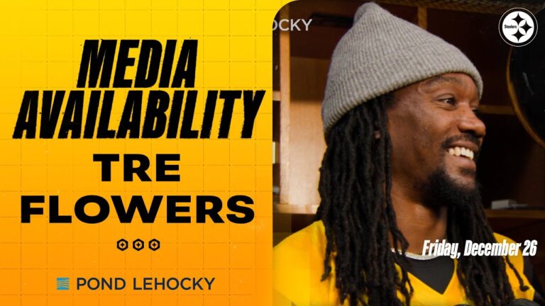 Tre Flowers Media Availability (Dec. 26) Pittsburgh Steelers