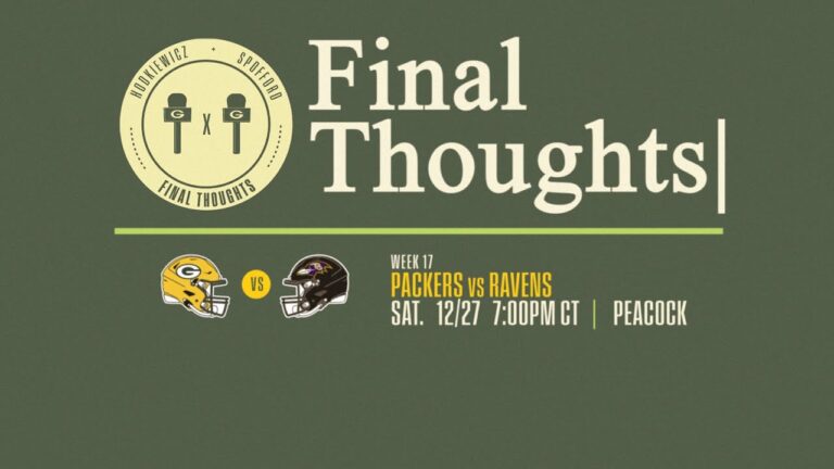 Final Thoughts: Packers vs. Ravens Week 17