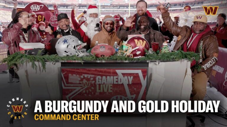 A Very Merry Command Center Christmas Command Center Washington Commanders NFL