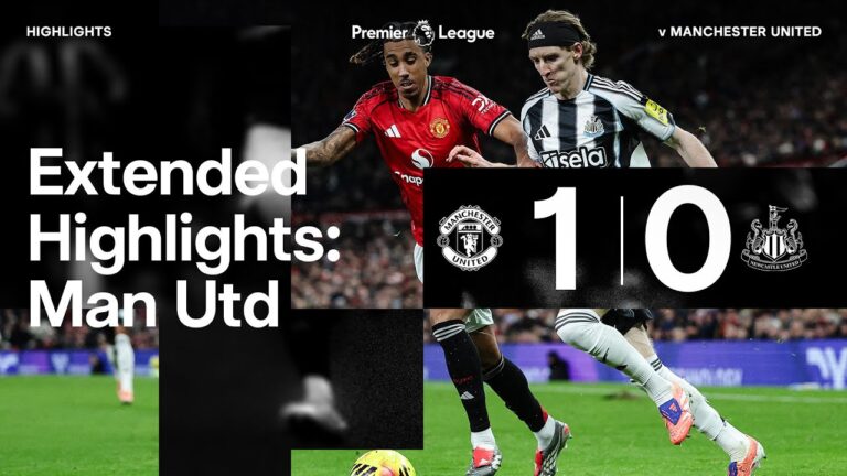 Manchester United 1 Newcastle United 0 EXTENDED Premier League Highlights