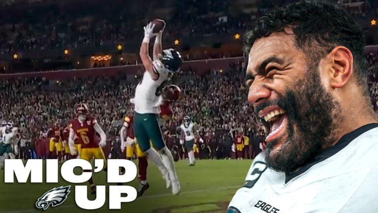 Jordan Mailata Mic’d Up in SPICY NFC East CHAMPIONSHIP WIN vs Commanders