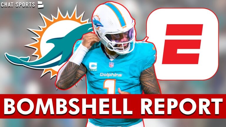ESPN Drops BOMBSHELL REPORT On Tua Tagovailoa & Miami Dolphins
