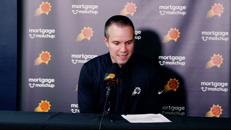 Head Coach Jordan Ott Postgame Media Availability Phoenix Suns 12-26-26