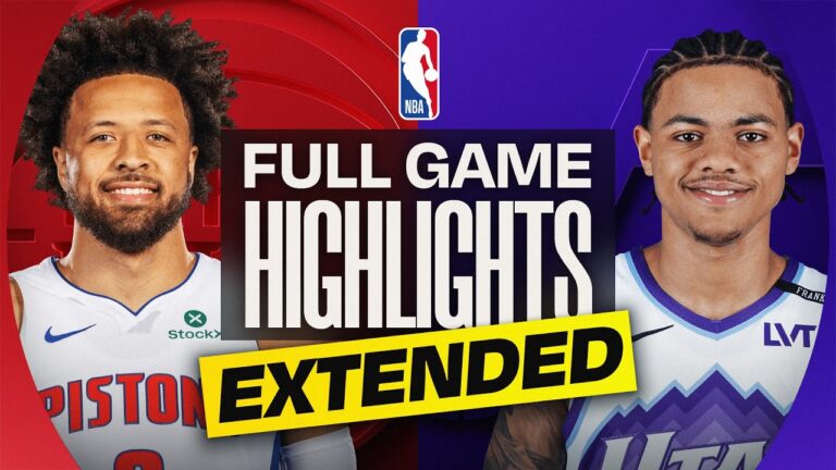 EXTENDED: PISTONS at JAZZ FULL GAME HIGHLIGHTS December 25, 2025