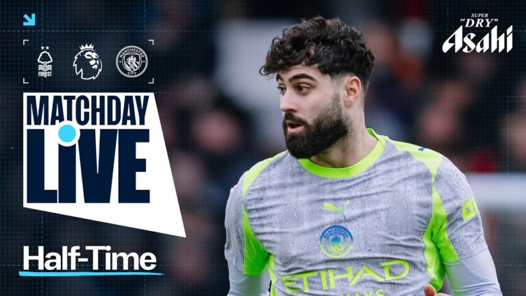 All Square! Nottingham Forest 0-0 Man City Matchday Live! Premier League