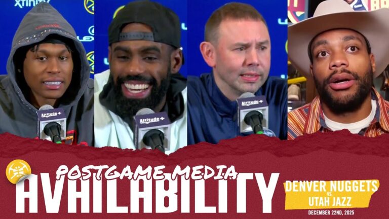 ALL Denver Nuggets Postgame Media vs. UTA