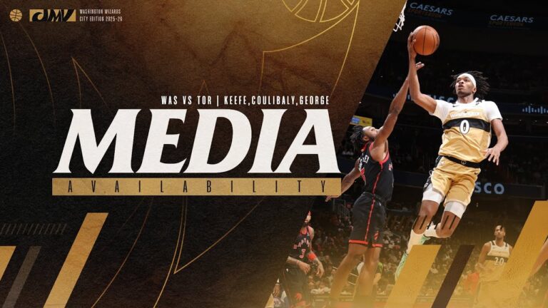Media Availability: Head Coach Brian Keefe, Bilal Coulibaly, and Kyshawn George 12.26.25
