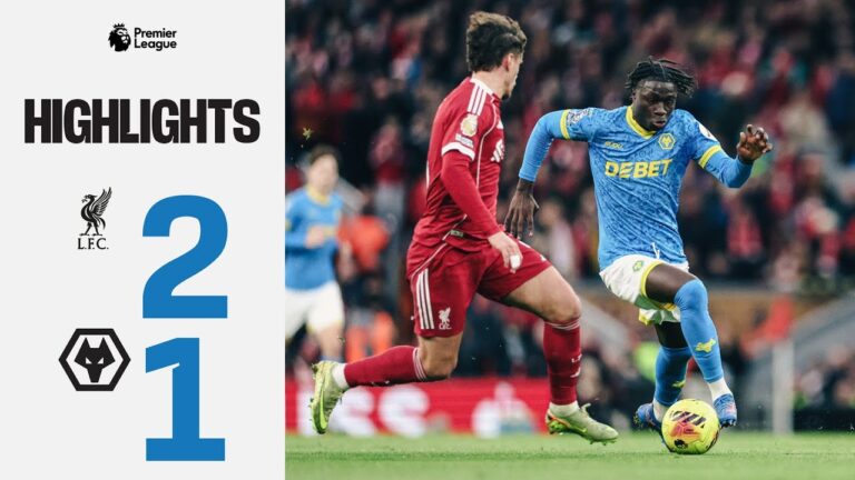 Beaten at Anfield Liverpool 2-1 Wolves Highlights