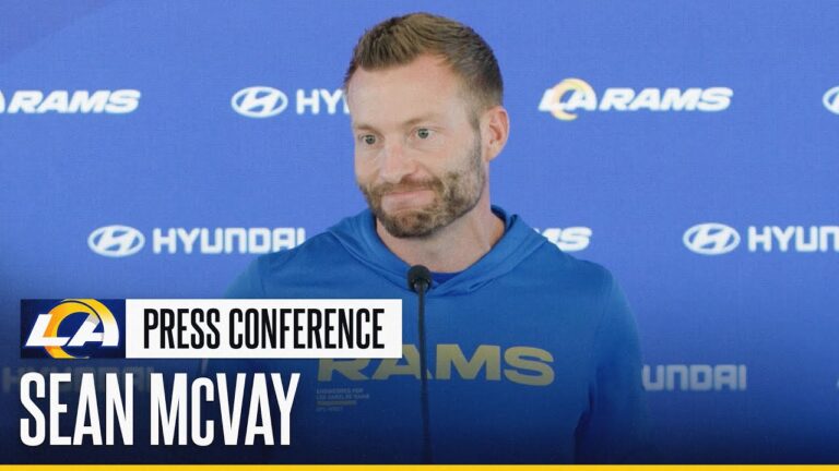 Sean McVay: Injury Updates for MNF, Jared Verse & Byron Young’s Reactions To Pro Bowl News & More