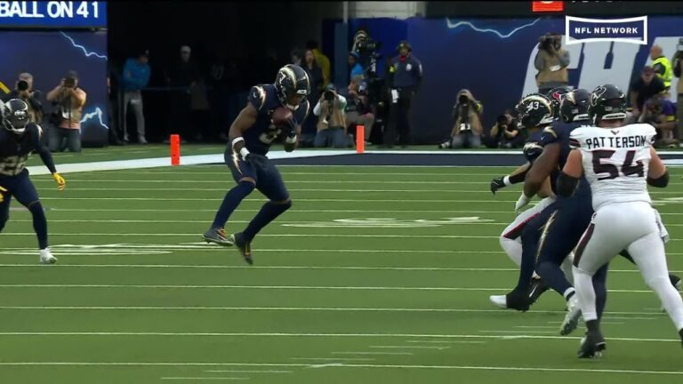 INT! Derwin James snags Stroud’s pass for a LA turnover