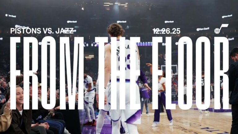 From The Floor: KEY CLUTCH SHOT in W over DETROIT UTAH JAZZ