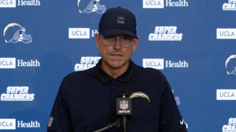 Jim Harbaugh Postgame Press Conference Vs Texans LA Chargers
