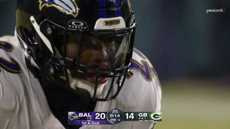 Henry scores his third TD before the half