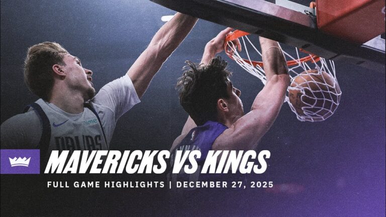 Kings defeat the Mavs! Full Team Highlights 12.27.25