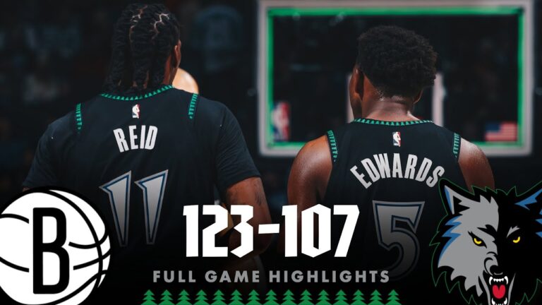 Minnesota Timberwolves Drop To Nets, 123-107 12.27.25