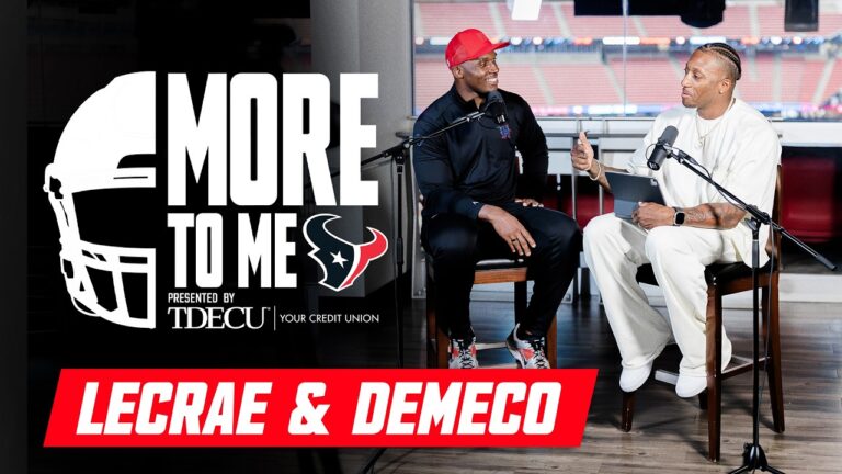 More to Me presented by TDECU DeMeco Ryans on Purpose Pressure and Belief