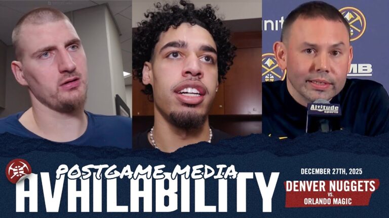 ALL Denver Nuggets Postgame Media vs. ORL