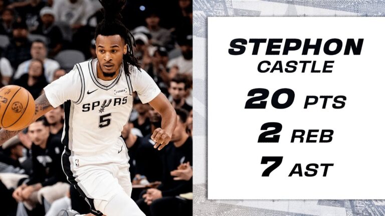 Stephon Castle 20 PTS, 7 AST Highlights vs Jazz