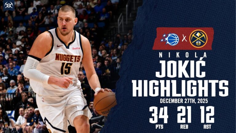 A Historic 30-20-10 From Nikola Jokić Highlights vs. ORL