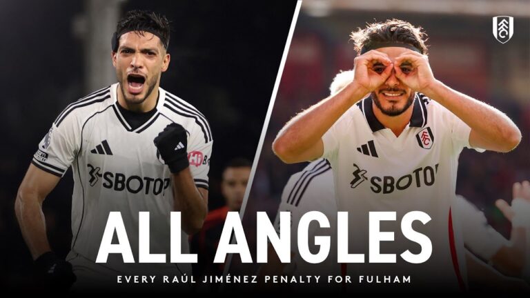 ALL ANGLES Every Raúl Jiménez Penalty For Fulham