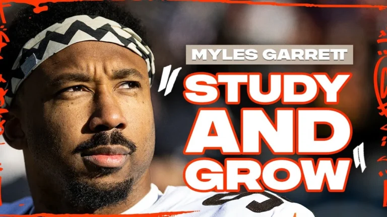 Myles Garrett Press Conference: Study and grown