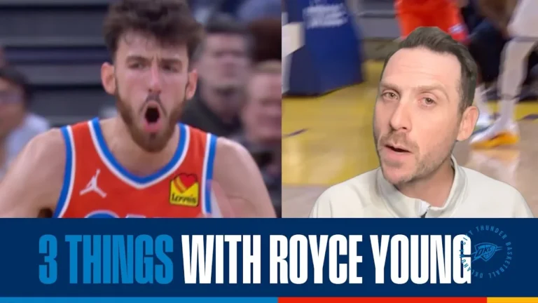 3 Things with Royce Young OKC Thunder at Golden State Warriors December 2, 2025
