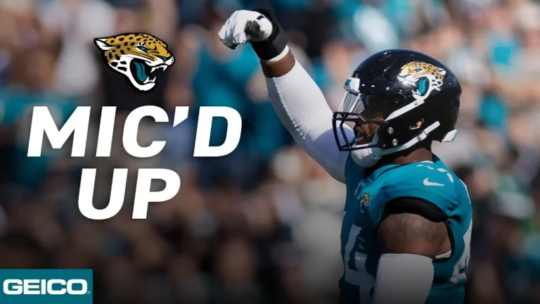 Travon Walker MIC’D up in Week 15 vs. Jets Jacksonville Jaguars