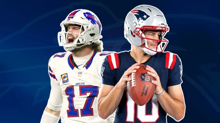 Previewing Round Two of Drake Maye and the Patriots vs. Josh Allen and the Bills Patriots Week 15
