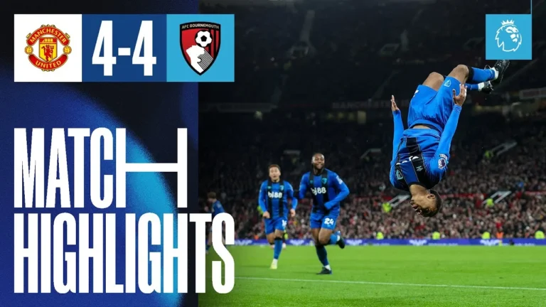 An all-time Premier League CLASSIC Manchester United 4-4 AFC Bournemouth