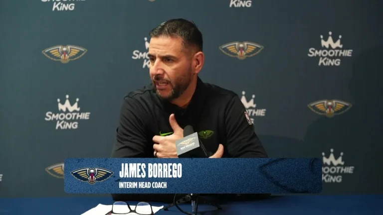 James Borrego Pelicans-Spurs Postgame interview 12 8 25