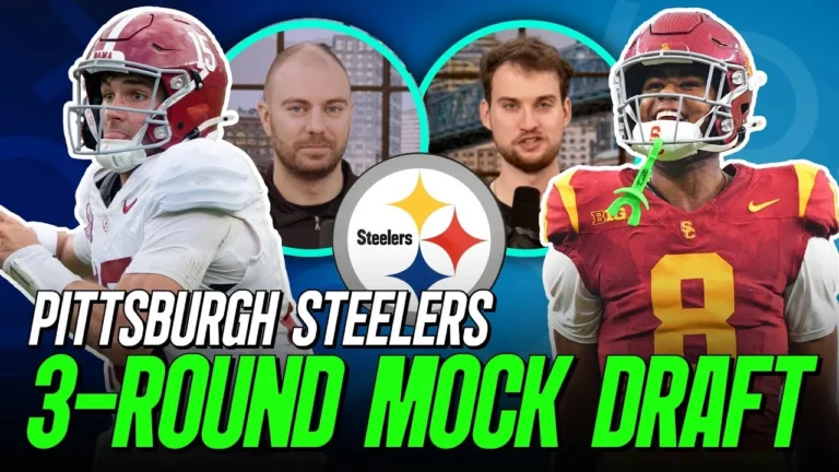 Pittsburgh Steelers 3 Round Mock Draft PFF