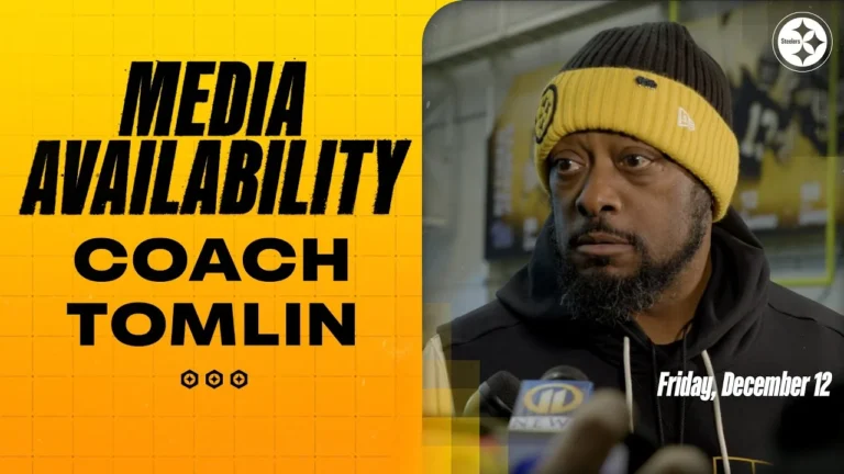 Coach Mike Tomlin provides an update on T.J. Watt (Dec. 12) Pittsburgh Steelers