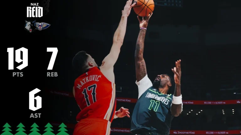 Naz Reid Drops 19 Points, 11 In The Fourth Quarter In Win Over New Orleans 12.04.25