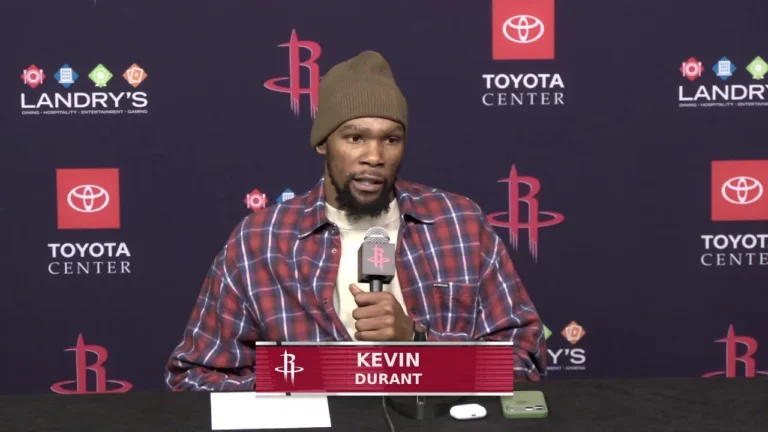 Press Conference by Kevin Durant vs Suns