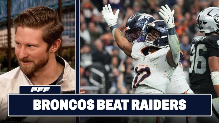 Denver Broncos vs. Las Vegas Raiders Review PFF Grade Release Show