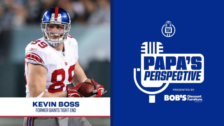 Super Bowl Champion TE Kevin Boss Papa&39s Perspective New York Giants
