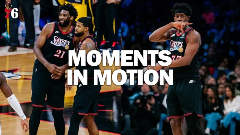 Moments in Motion: Sixers vs. Pacers 12.12.25