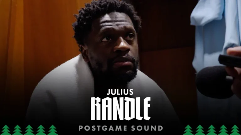 Once We Got Into Our Flow We Were Hard To Stop. Julius Randle Postgame Sound 12.04.25