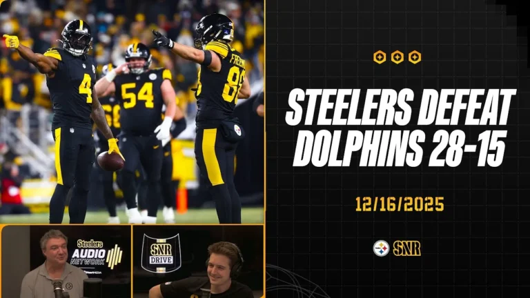 Steelers Defeat Dolphins 28-15 SNR Drive (Dec.16) Pittsburgh Steelers