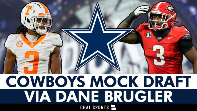 Dallas Cowboys Mock Draft Via NFL Draft Expert Dane Brugler