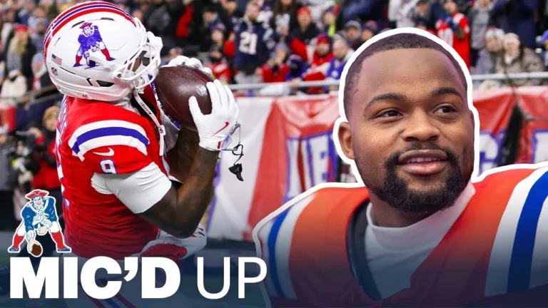 MIC’D UP: Kayshon Boutte Grabs a Touchdown in Monday Night Football Win vs. Giants Patriots