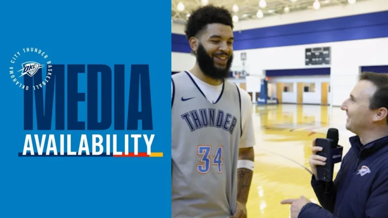 Shootaround Media One on One with Kenrich Williams December 5, 2025 OKC Thunder