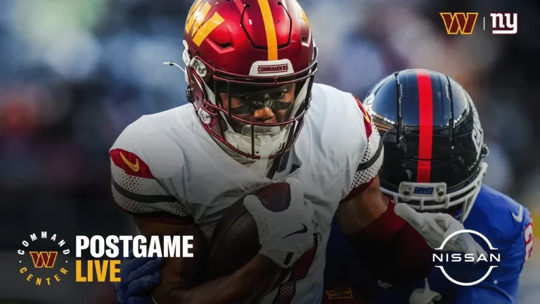 Back in the Win Column! Postgame LIVE: Commanders Defeat Giants NFL Week 15