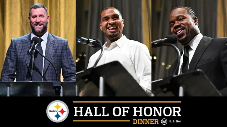 Roethlisberger, Pouncey, Porter Inducted into Steelers Hall of Honor Pittsburgh Steelers