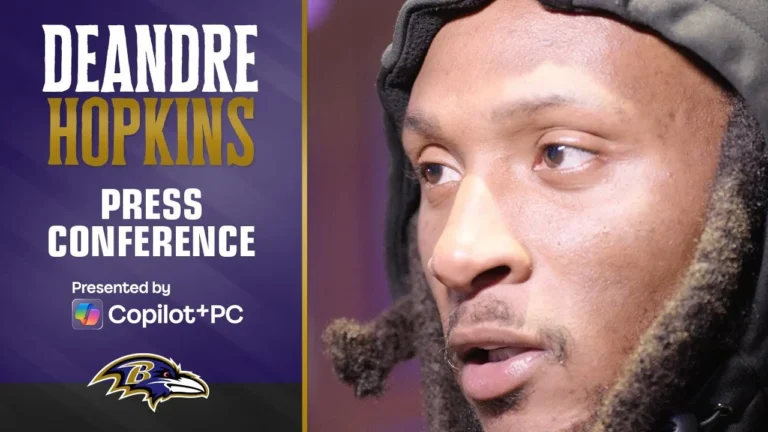 DeAndre Hopkins Talks Patriots Matchup Baltimore Ravens